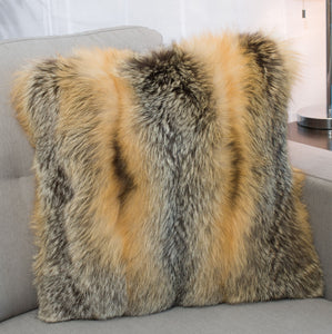 Pillow, Cross Fox Fur
